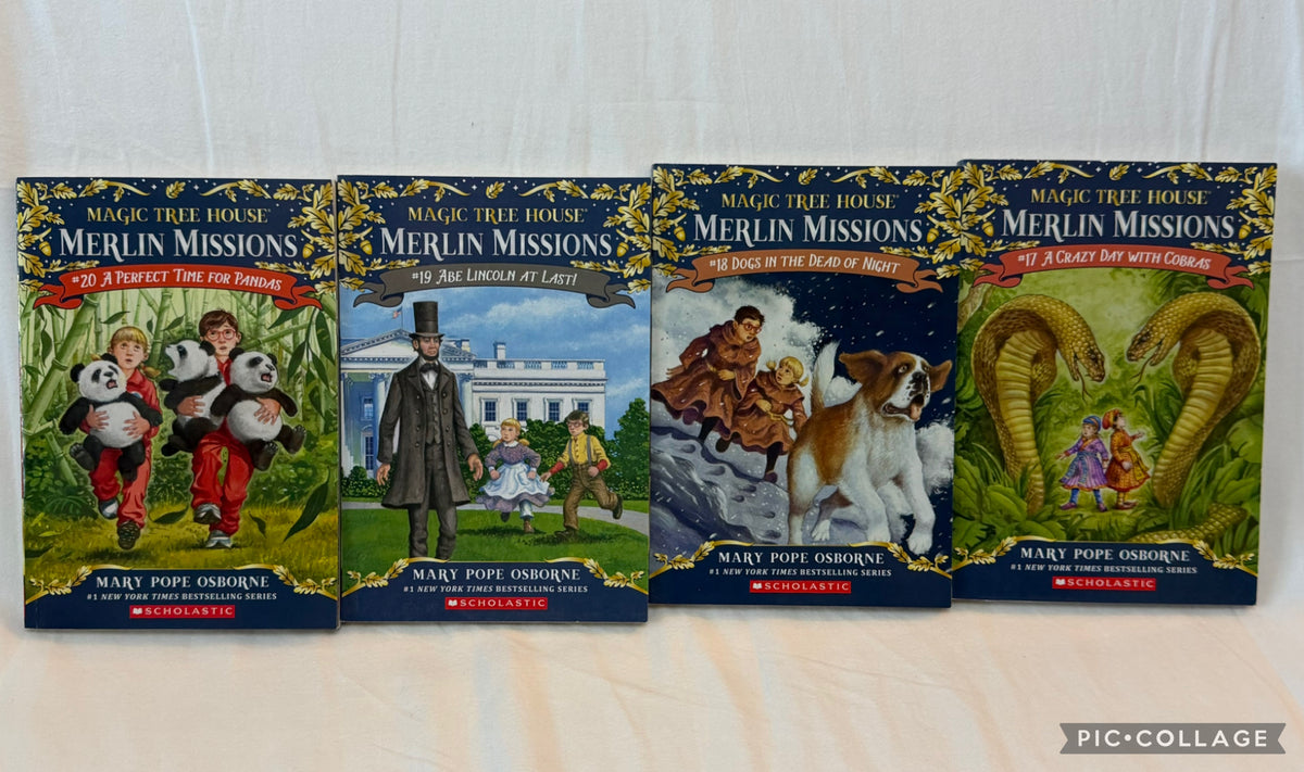 Magic Tree House Merlin Missions, Books 17-20
