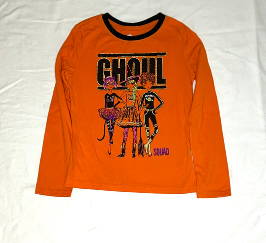 Ghoul squad Halloween shirt. Side 7/8. - size Youth - 7 (S)