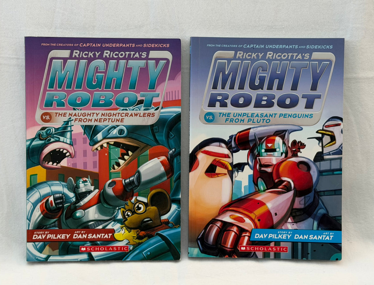 Ricky Ricotta's books #8 and 9
