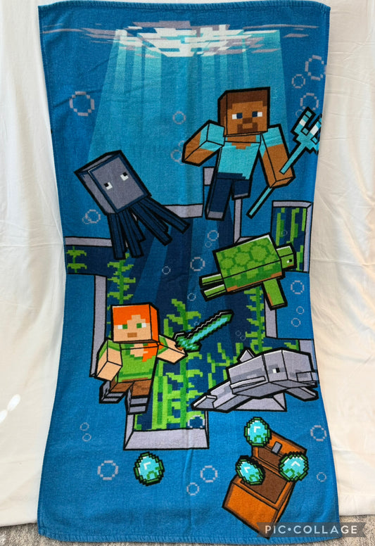 Minecraft swim towel