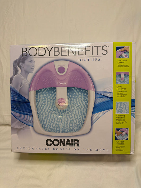 New in box! Conair foot spa. New price $35