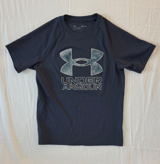 Dark grayish blue Under Armour shirt. Like new! - size Youth - 8 (M)