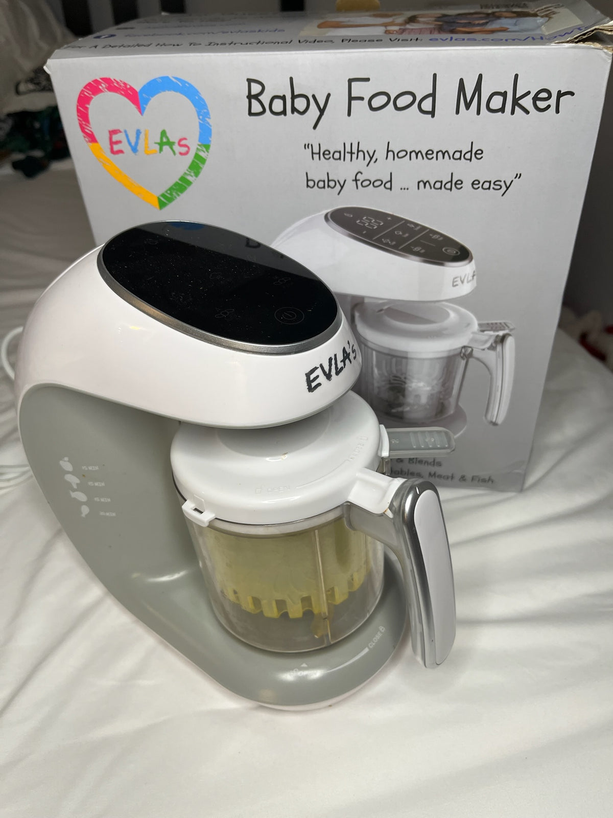 EVLA's Baby Food Maker 7-in-1 Food Processor