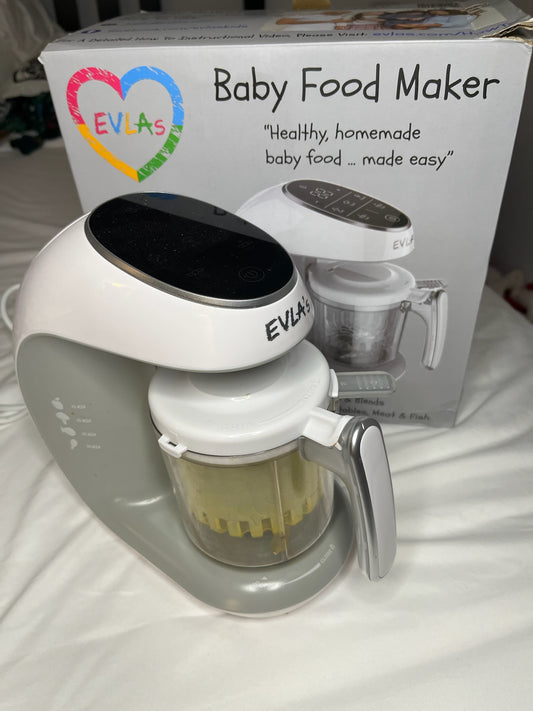 EVLA's Baby Food Maker 7-in-1 Food Processor