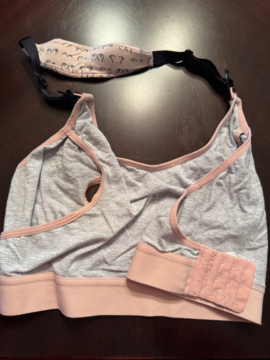 Nursing/Pumping Bra, M GUC, pull aside opening - size Women - M (8/10)