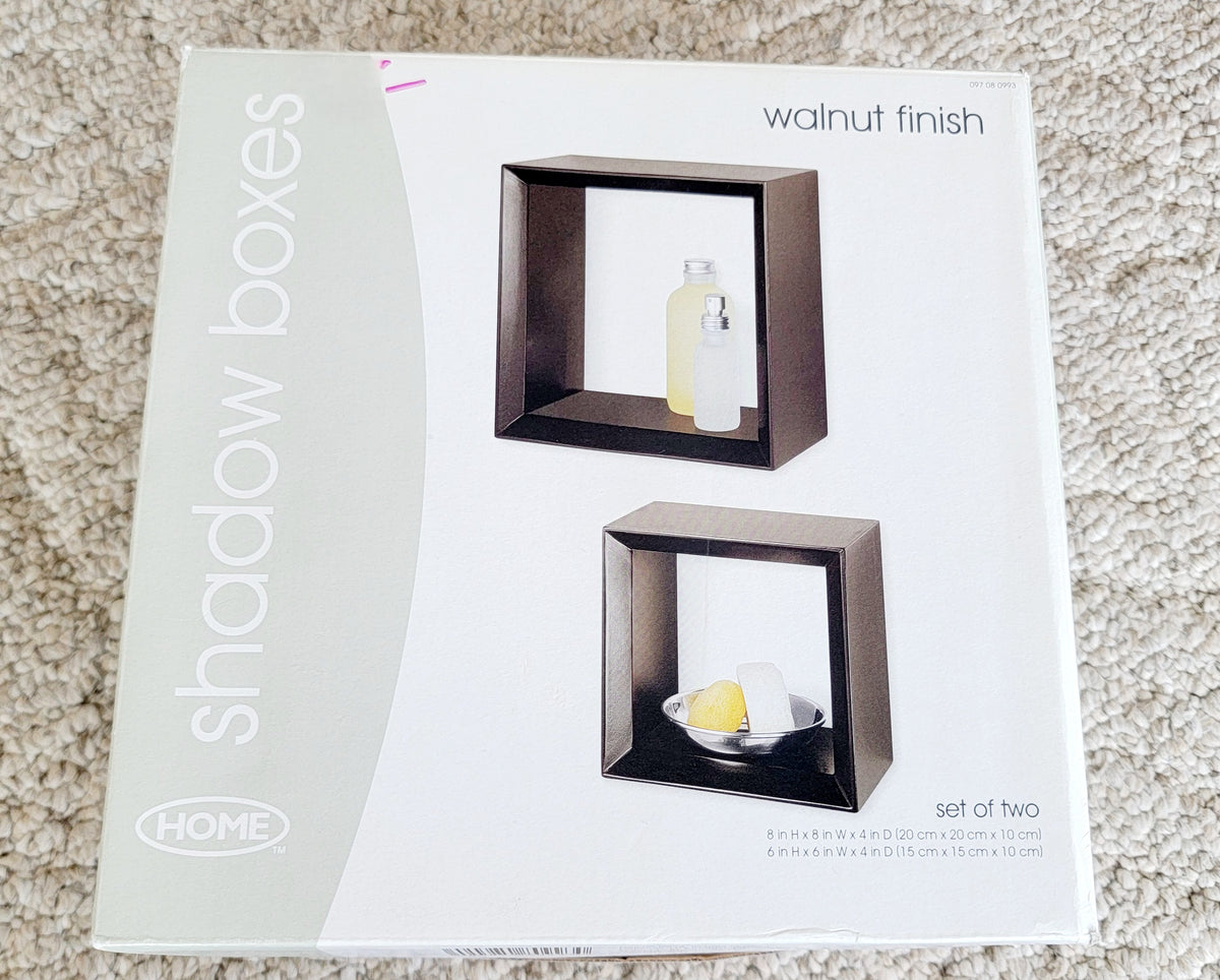 New 2 Piece Hanging Shadow Boxes