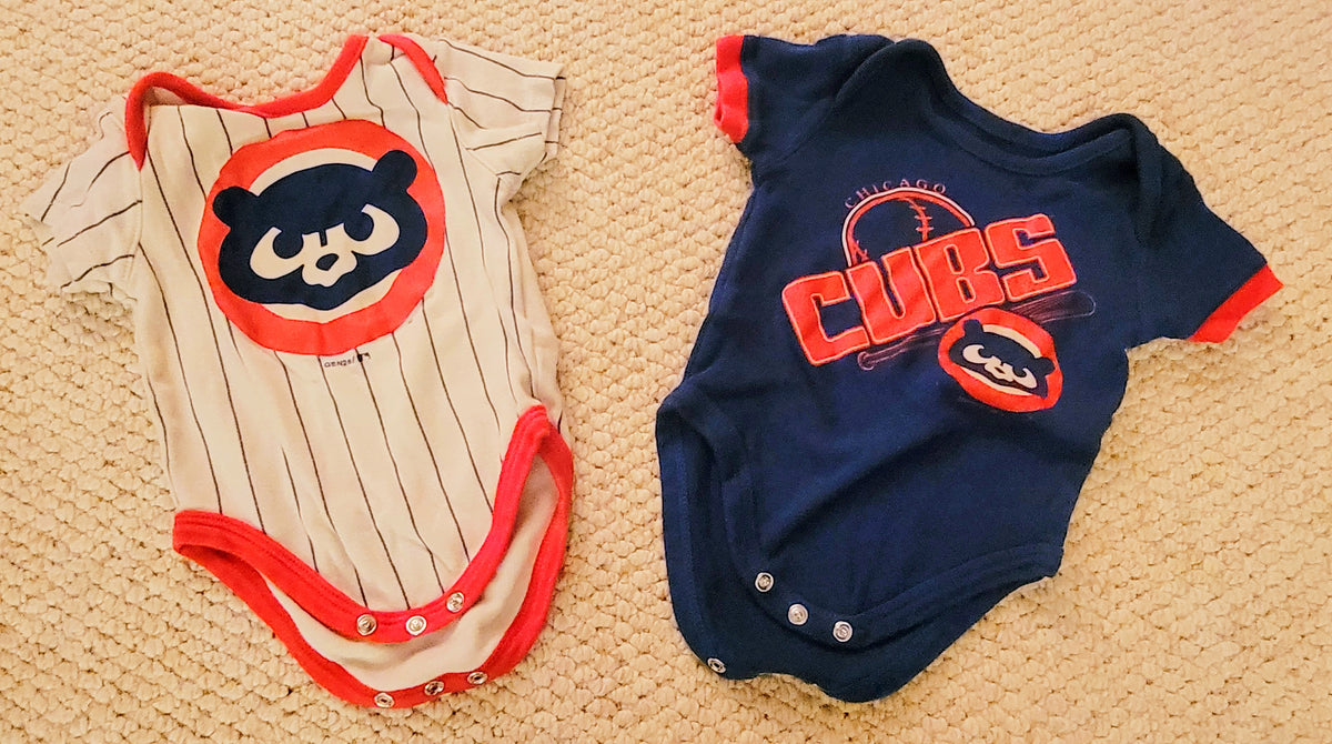 EUC Chicago Cubs SS 0-3m 2 Piece Lot - size Month - 0-3 / 3M