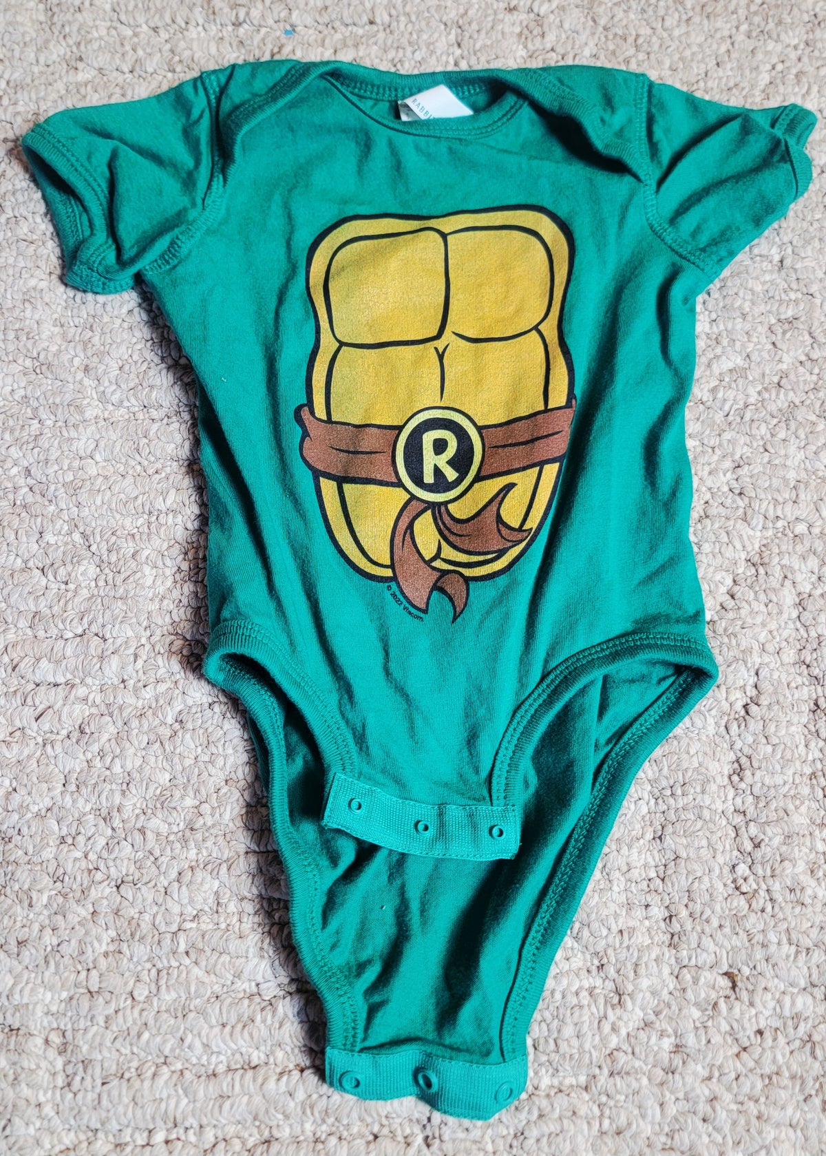 EUC TMNT 12m SS Rafael Onesie Costume