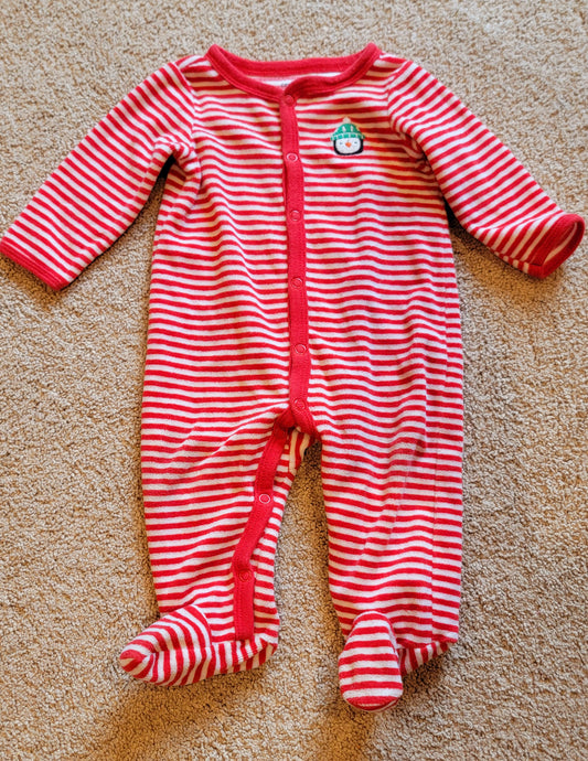 EUC Carters 6m LS Penguin Sleeper - size Month - 3-6 / 6M