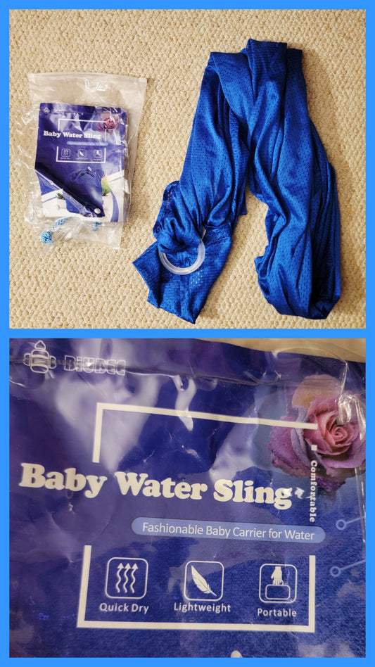 NWOT Baby Water Sling /Carrier for Pool