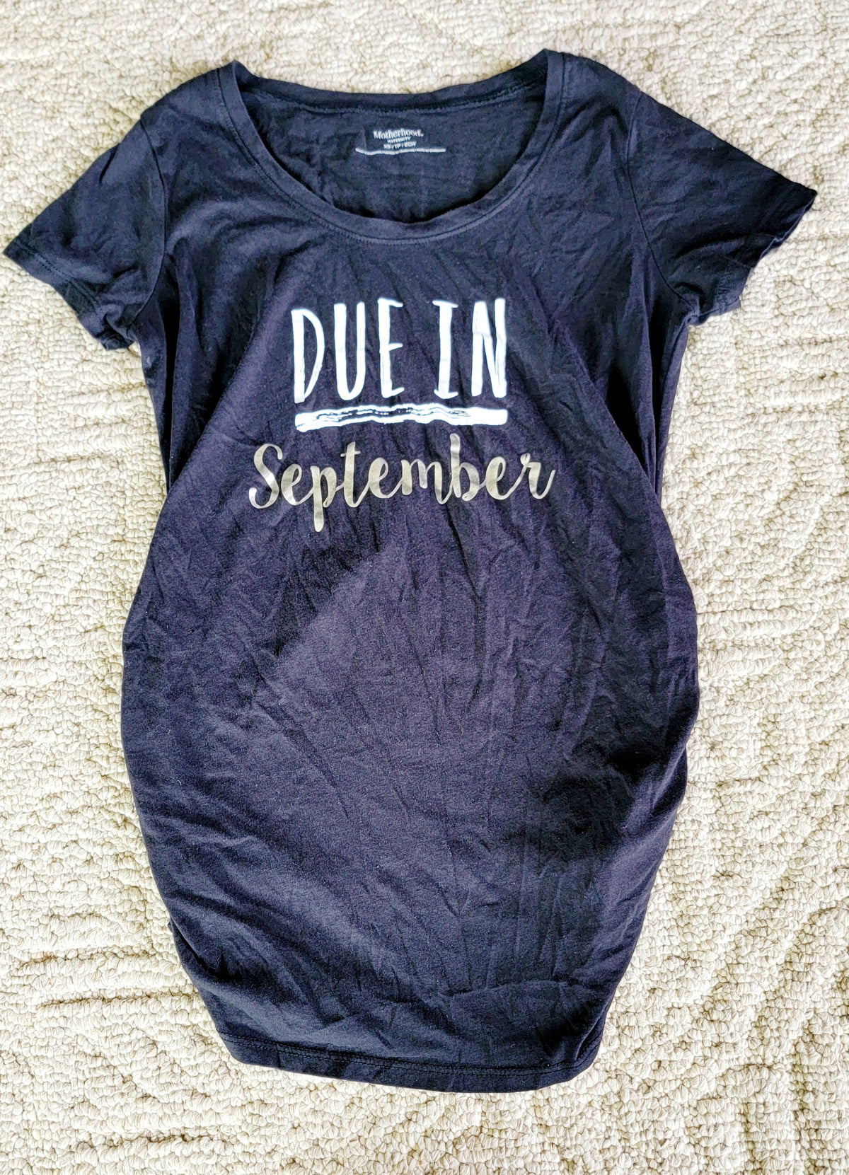 VGUC Motherhood Mat. XS SS Shirt Pregnancy Sept. - size Women - XS (0/2)