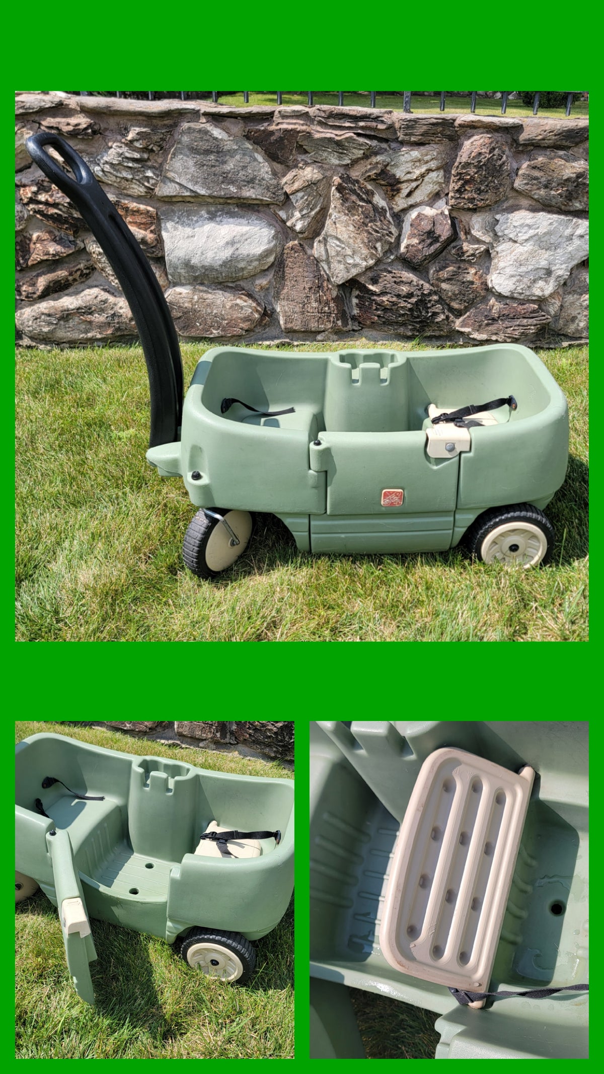 Step2 Green Wagon With functional door.