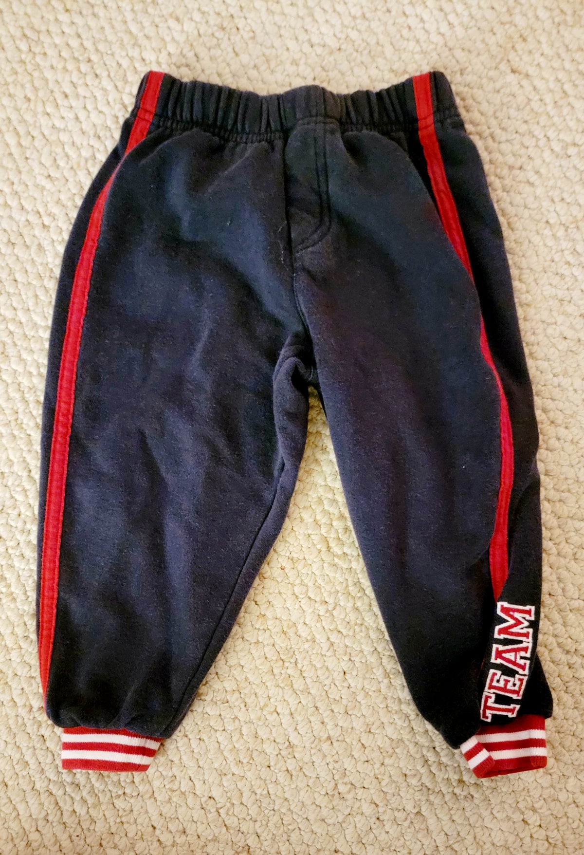 GUC 24m Blue Red Stripe Sweatpants - size Month - 18-24 / 24M