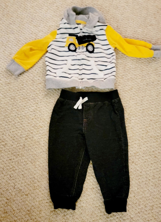 VGUC Carters 12m Dump Truck Outfit - size Month - 9-12 / 12M