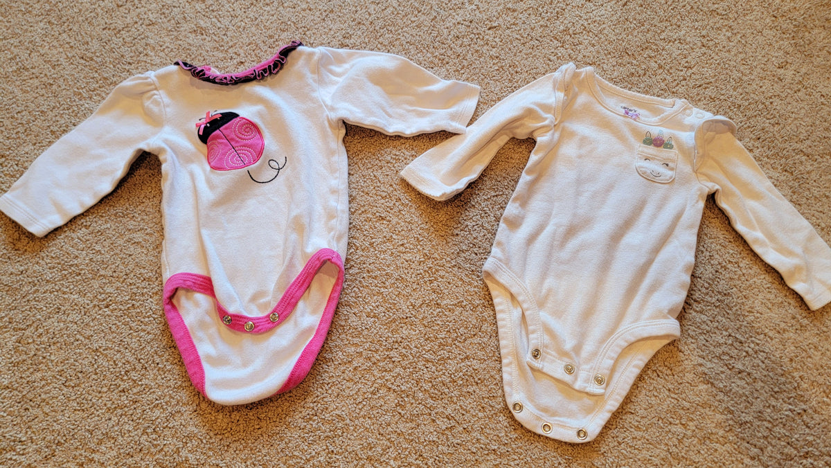 VGUC LS 6m Onesie Lot - size Month - 3-6 / 6M
