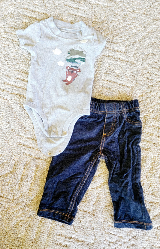 VGUC Carters 9m SS Koala outfit - size Month - 6-9 / 9M