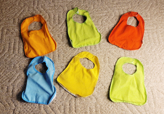 EUC Multicolored Baby Bib Lot