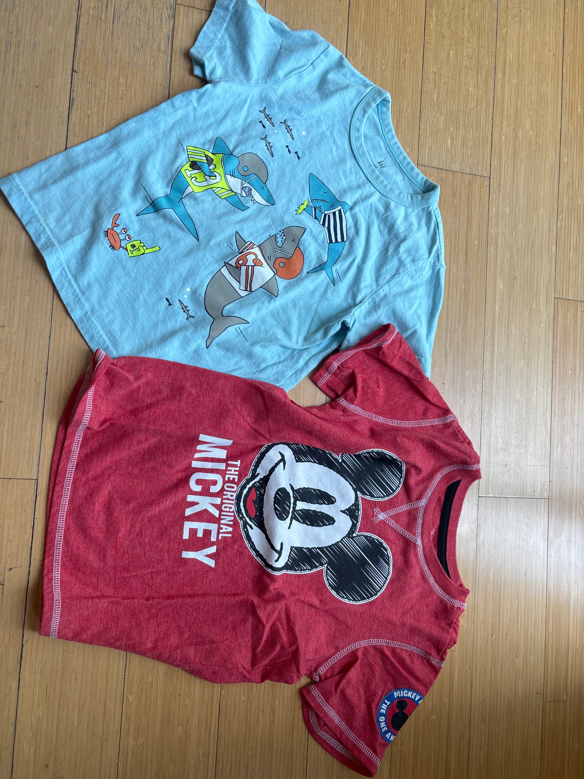 2 boys shirts, 5T, GUC - size Toddler - 5T