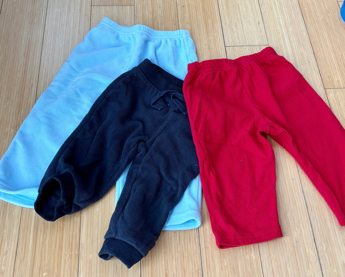 18M fleece pants lot GUC - size Month - 12-18 / 18M