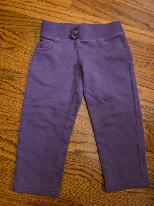 Jumping beans, purple sweatpants. - size Toddler - 3T