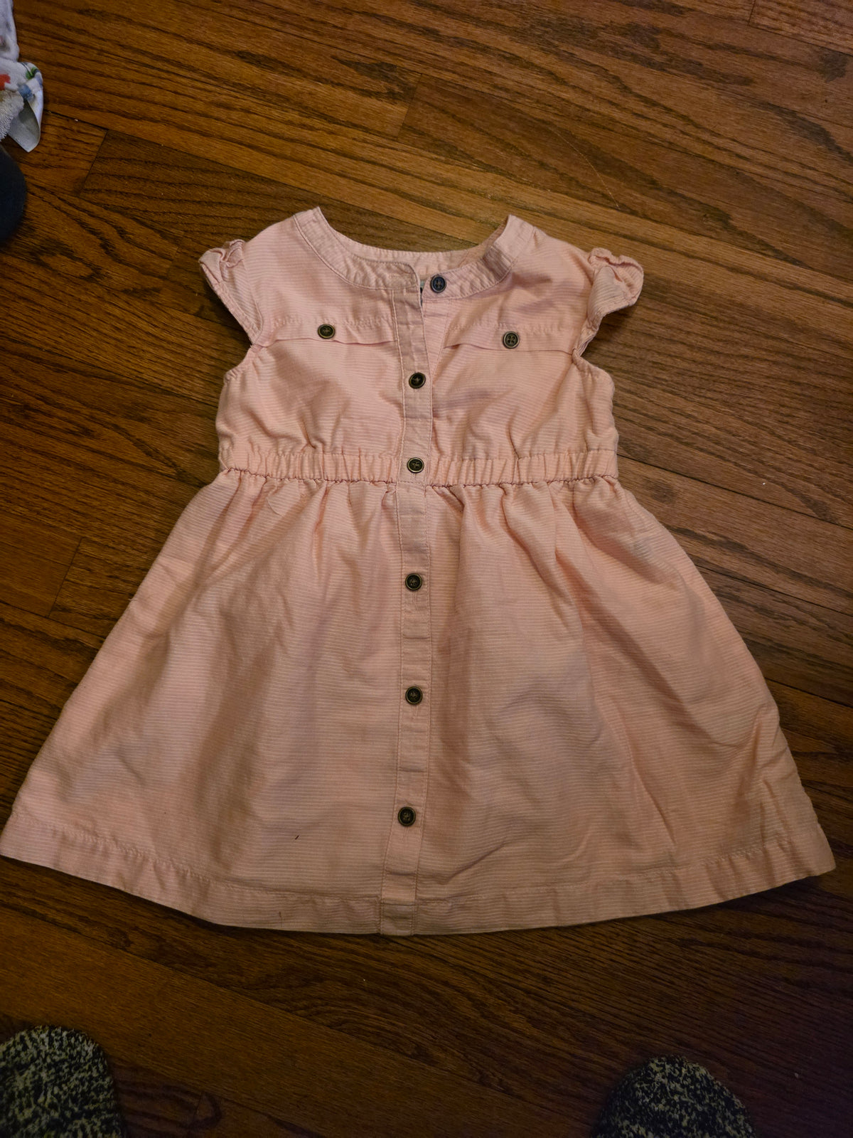 Old navy pale pink striped with buttons. - size Toddler - 3T