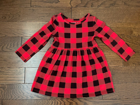 GUC C&J Dress 2T Buffalo Check Holiday - size Toddler - 2T