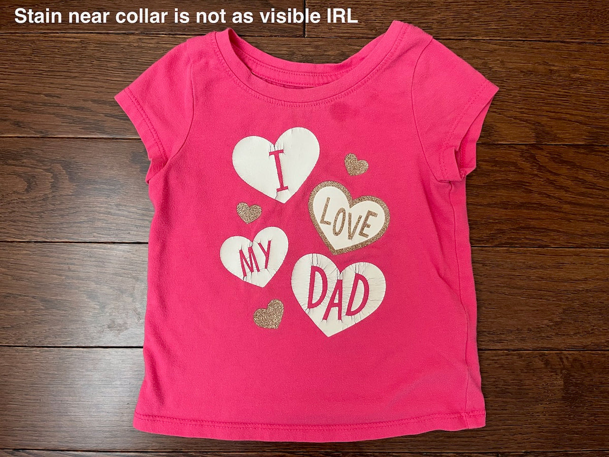 PC C&J Pink SS 18M I Love My Dad - size Month - 12-18 / 18M