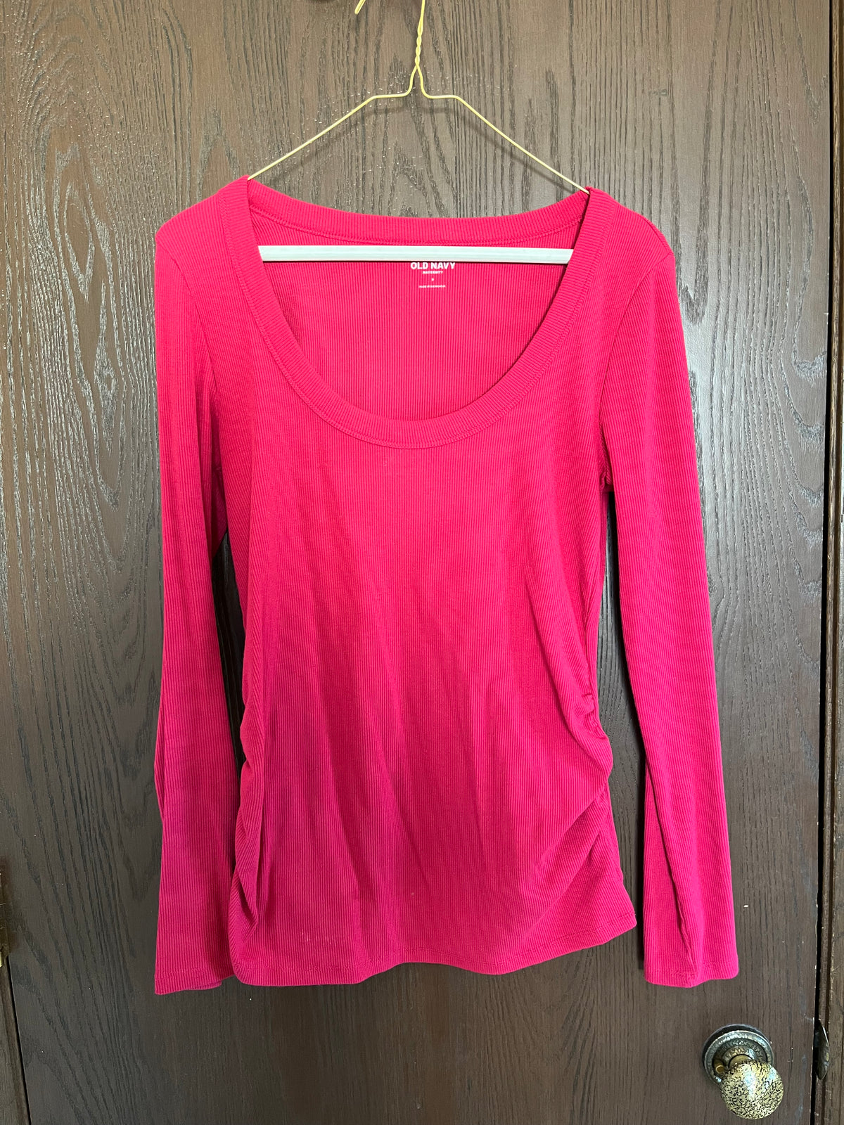 EUC Old Navy Size S LS Pink/magenta - size Women - S (4/6)