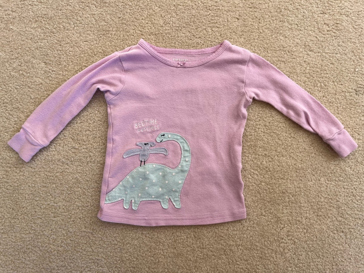GUC Carters 18M PJ Top Lavender Dino - size Month - 12-18 / 18M