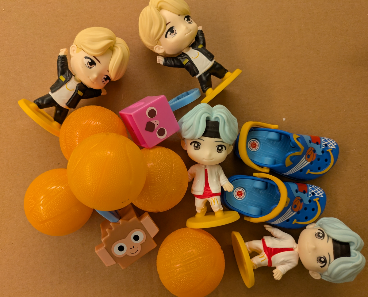McDonald's figures, keychains bundle