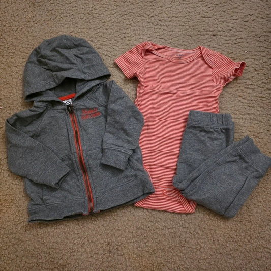 Carter's 3 Piece Outfit - size Month - 9-12 / 12M