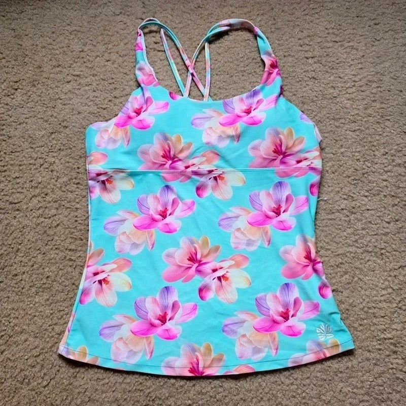 Hapari Tankini NWT Petunia Pop Luxe - size Women - L (12/14)
