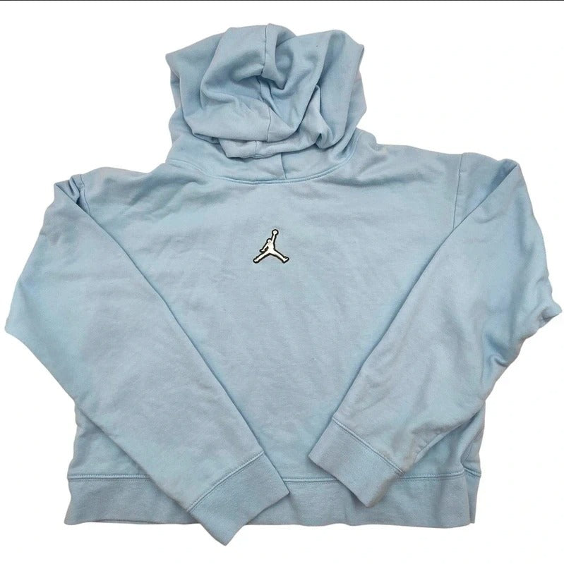 Jordan Light Blue Hoodie - size Youth - 12 (L)