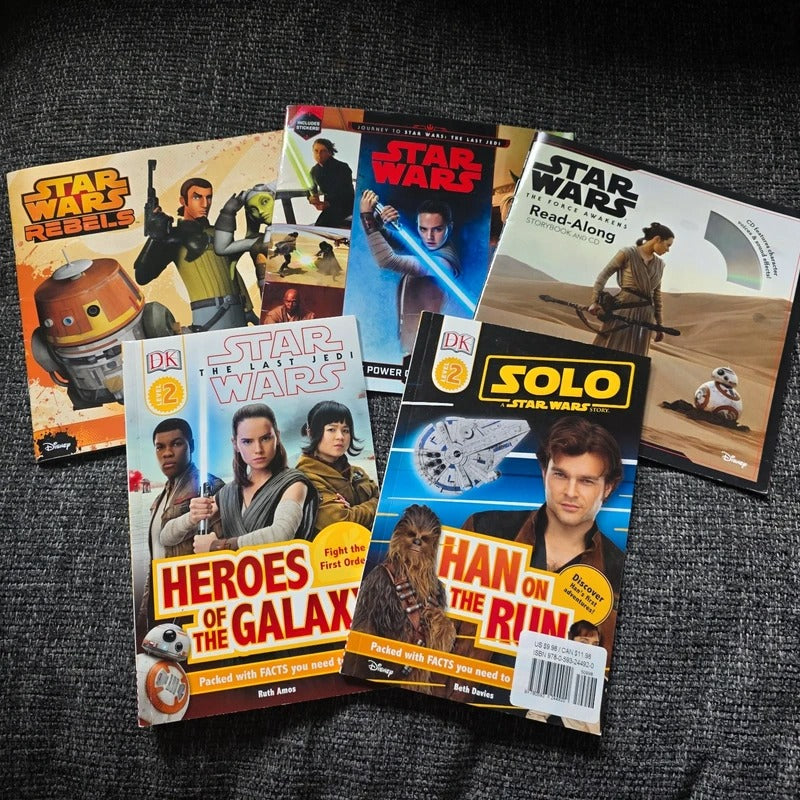 Star Wars Book Bundle CD never played