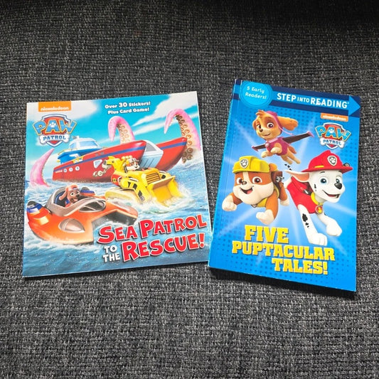 Paw Patrol Books 2 books with 6 stories