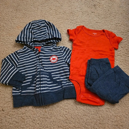 Carter's 3 Piece Outfit - size Month - 3-6 / 6M