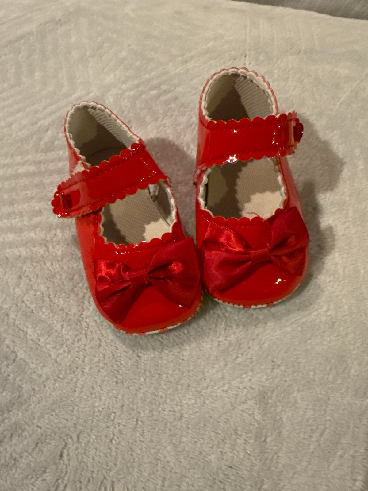 Janie and Jack Red Maryjane's - size Shoes - Toddler 5