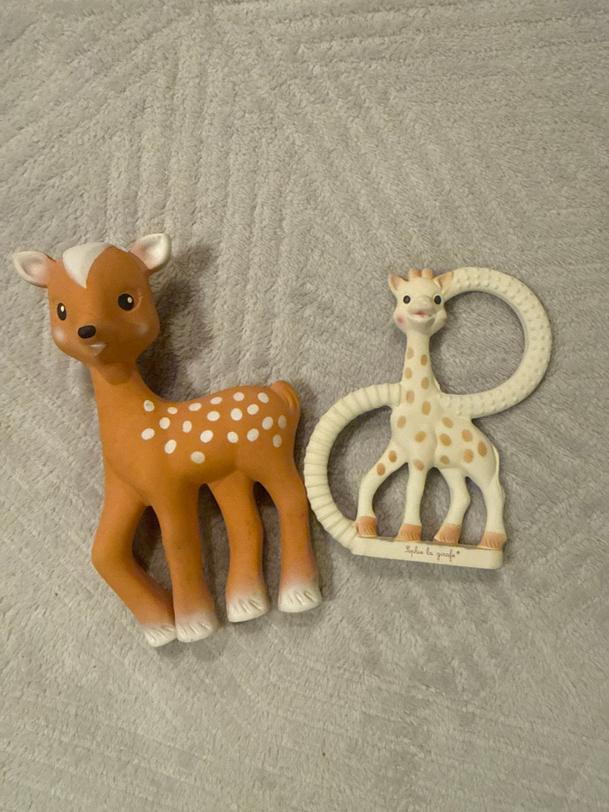 Sophie and FanFan Giraffe and Deer