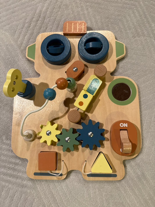 Wood Activity Board Robot