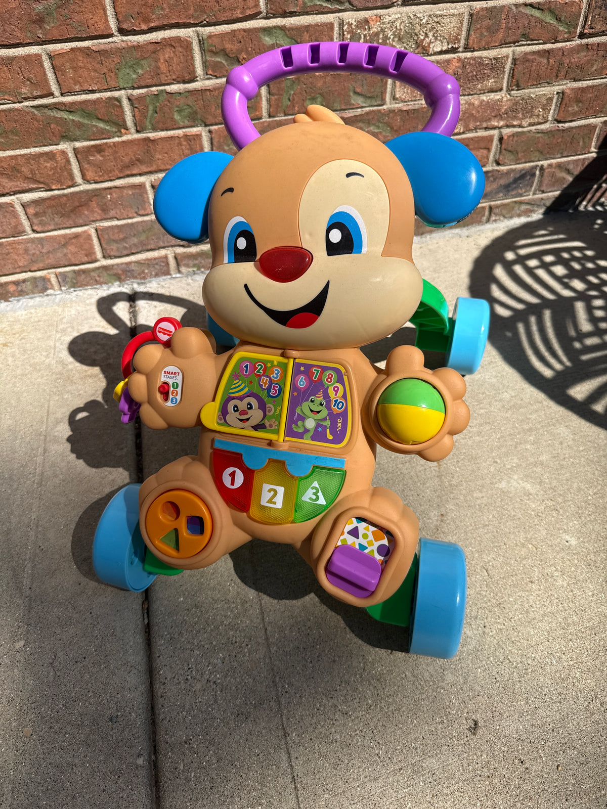 Fisher Price Baby Walker Blue Puppy