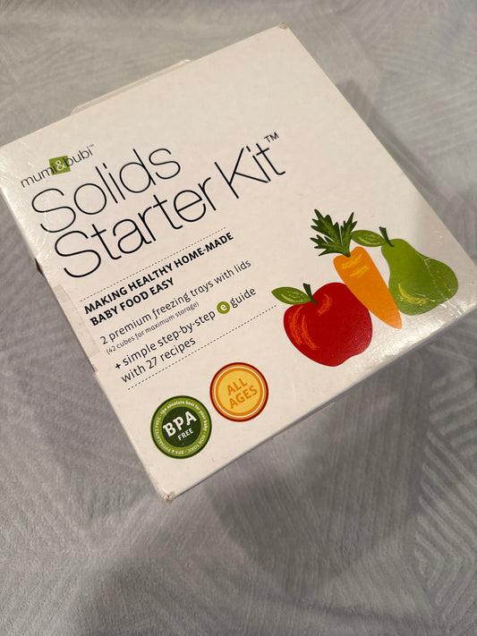 Solids Started Kit Baby Food Freezing Trays