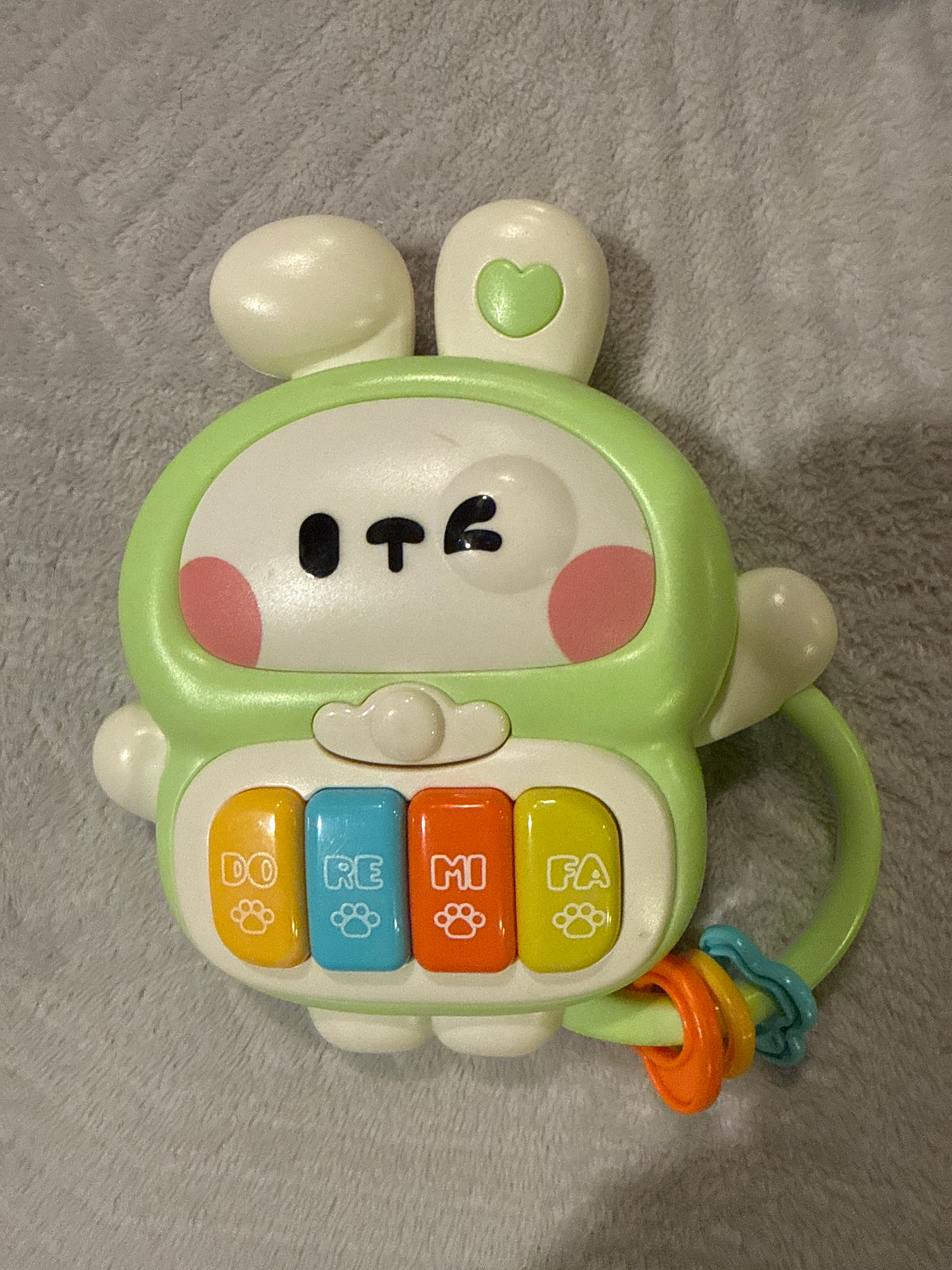 Bunny Piano Toy Green