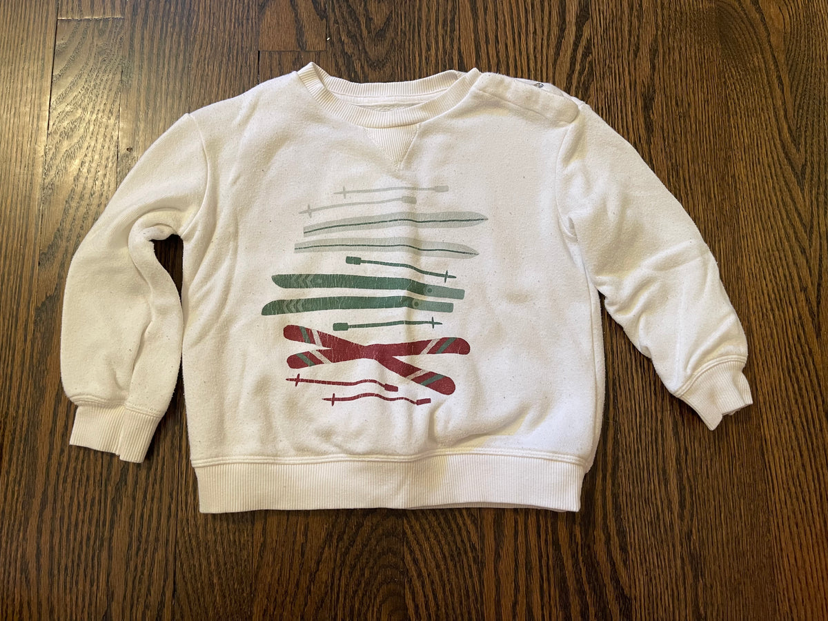 Little Co Winter Skiing Sweatshirt - size Month - 18-24 / 24M