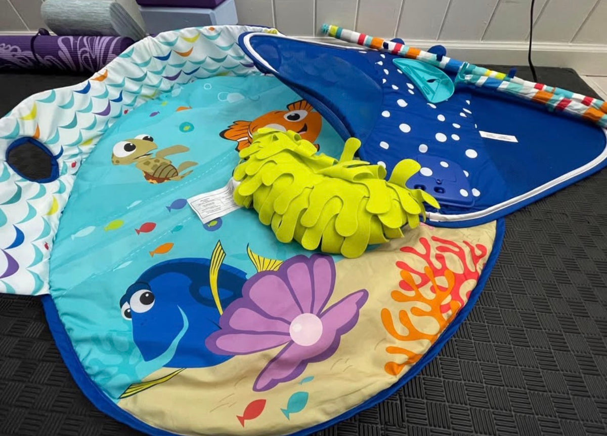 Mr Ray Play Mat Minor wear w/dangle toys