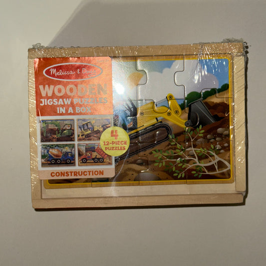 NEW Construction Puzzle Set - Melissa & Doug