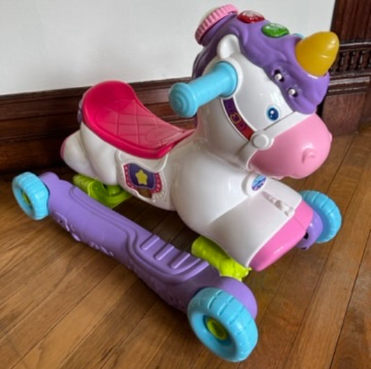 V-tech Prance & Rock Unicorn Ride on
