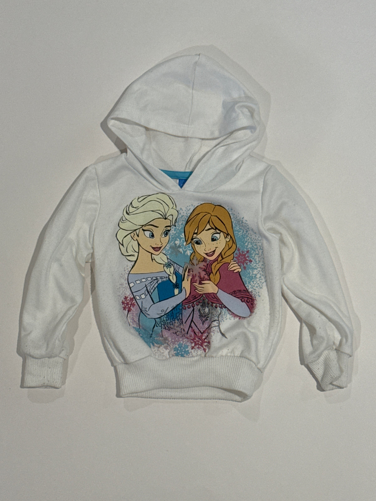 White Frozen Hoodie Disney - 2T - size Toddler - 2T