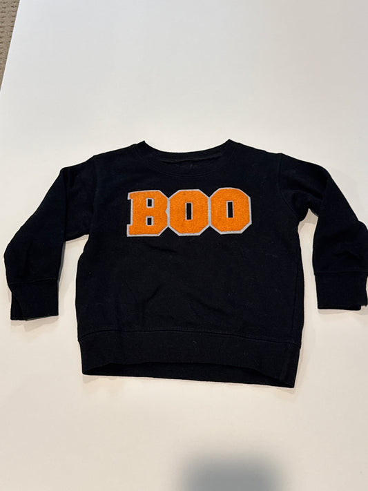 Small Shop Boo Appliqu� Halloween Sweatshirt GUC - size Toddler - 3T