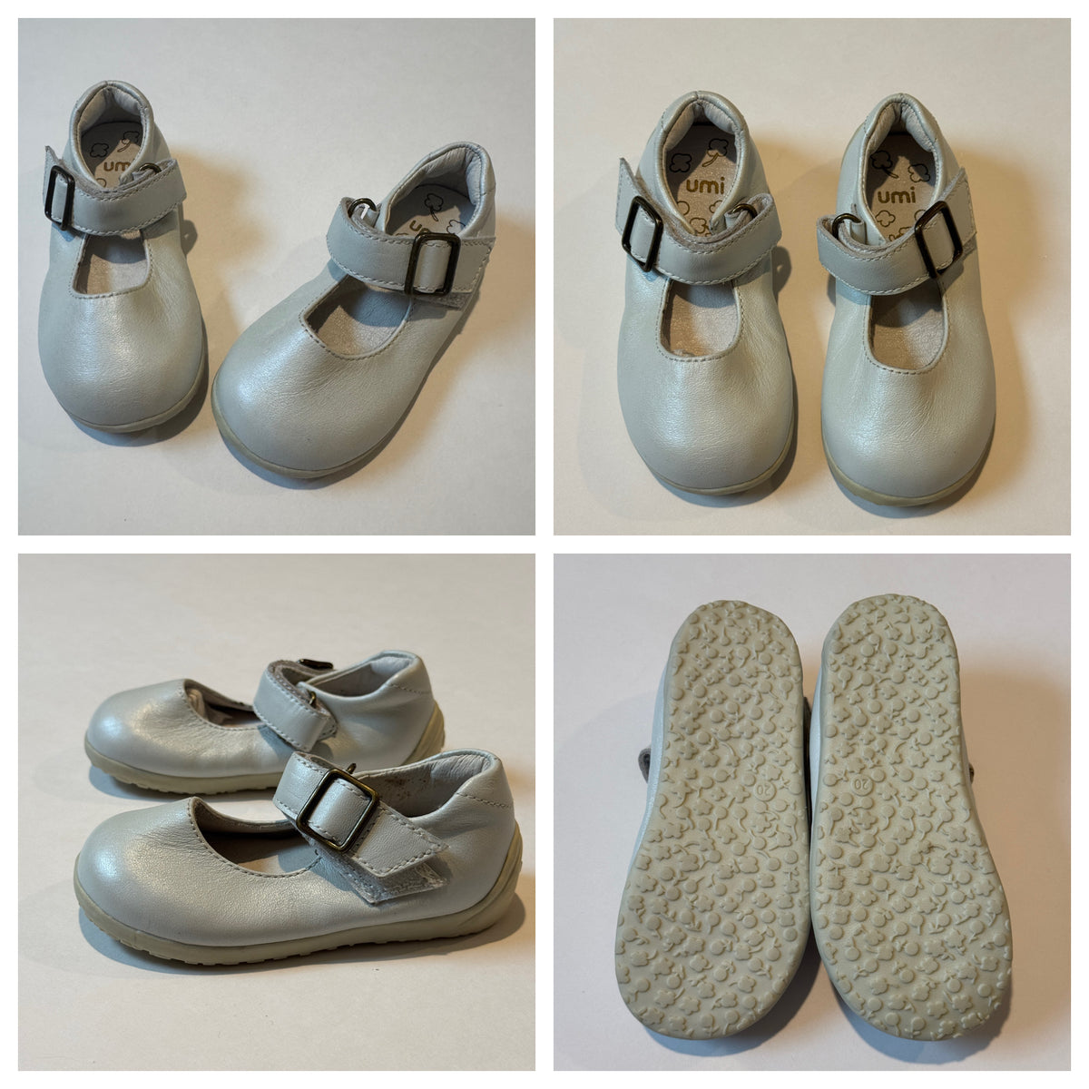 NWOT White Pearl Mary Janes Umi 5 - never worn - size Shoes - Toddler 5