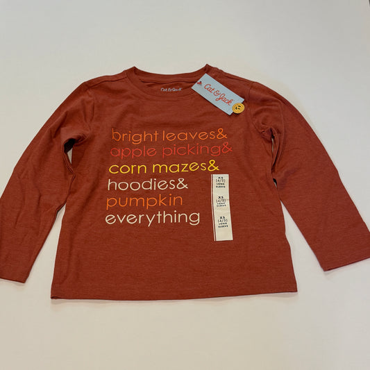 NEW CJ Fall LS Shirt - size Youth - 5 (XS)
